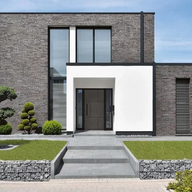 Fenster & Glas Werner - Krefeld - Haustüren - 6665-45_af_2st_satinato_Art-Steel_9005_9.200.06.G_h024