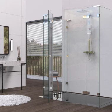 Fenster & Glas Werner - Krefeld - Ganzglasdusche fardello_winkel