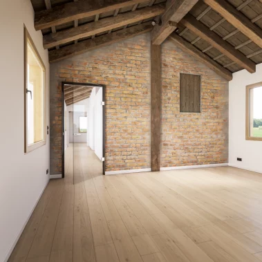 Fenster & Glas Werner - Krefeld - Ganzglastür - IM_STUDIO_Gala_2.0_halboffen_Ziegelwand